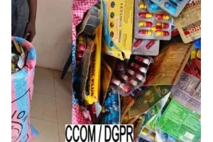 Bénin : la police saisit 44,5 kg de produits pharmaceutiques contrefaits à Dévé