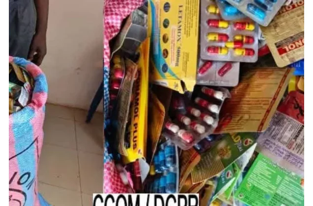 Bénin : la police saisit 44,5 kg de produits pharmaceutiques contrefaits à Dévé