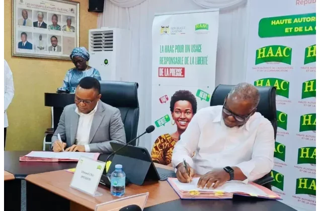 Élections 2026 : les partis politiques signent la Charte de bonne conduite médiatique à la HAAC