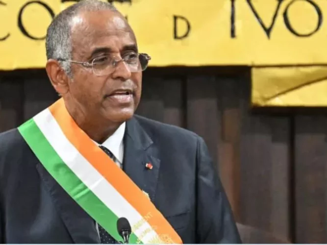 Patrick Achi, ancien Premier ministre de Côte d'Ivoire élu président de l'Assemblée nationale