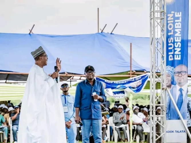 Présidentielle au Bénin : à Bopa, Mathurin Coffi Nago appelle à voter pour Wadagni 