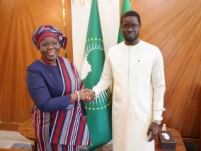 Mariam Chabi Talata chez le président sénégalais : ce qu'ils se sont dit